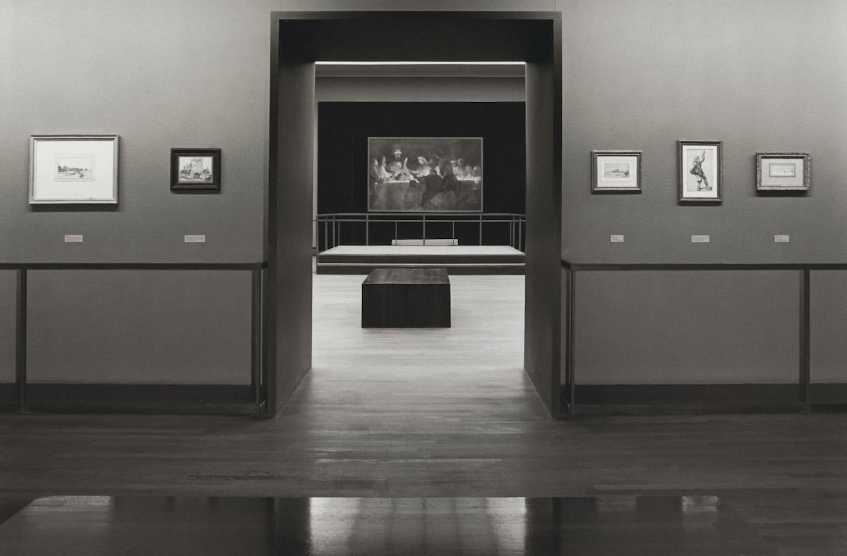 Museum cafe with views to landscaped garden and water features